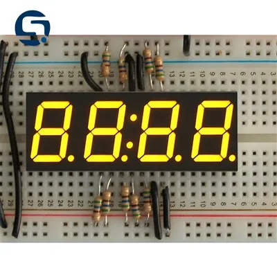 7 segmentni LED displej žuti